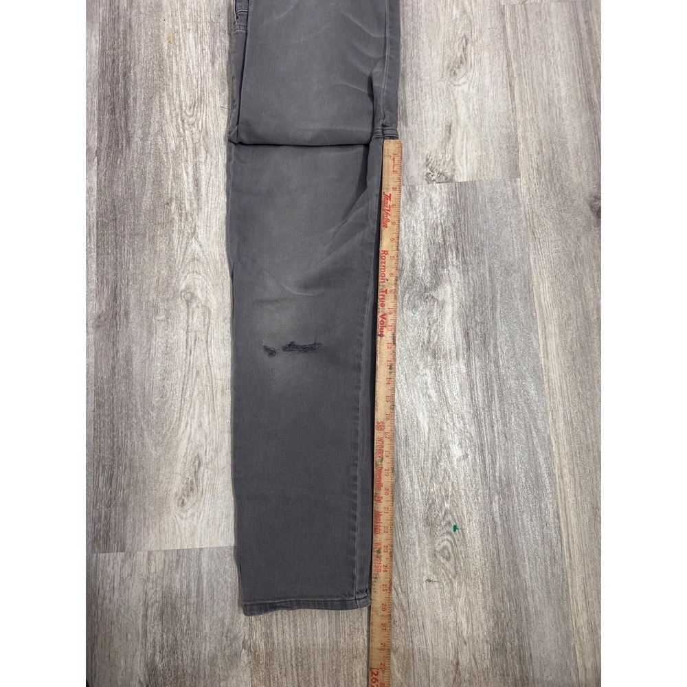 Anthropologie Pilcro The Borrowed Boyfriend Jeans Size 29 Gray Distressed - Picture 9 of 12